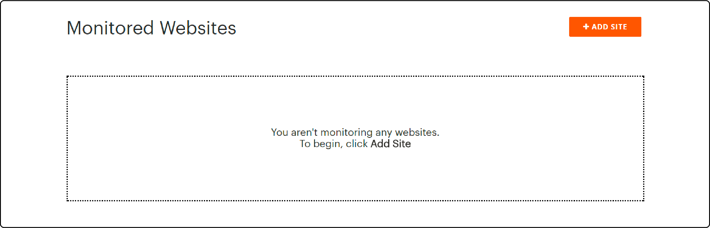 Adding Site for Monitoring in Magento Security Scan Process of adding site for monitoring in Magento Security Scan tool