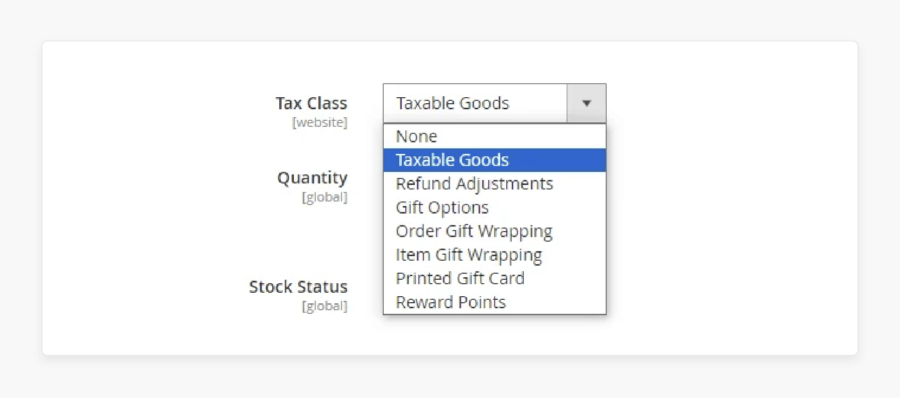 Finalizing basic settings for configurable products in Magento 2, including visibility and category assignment.