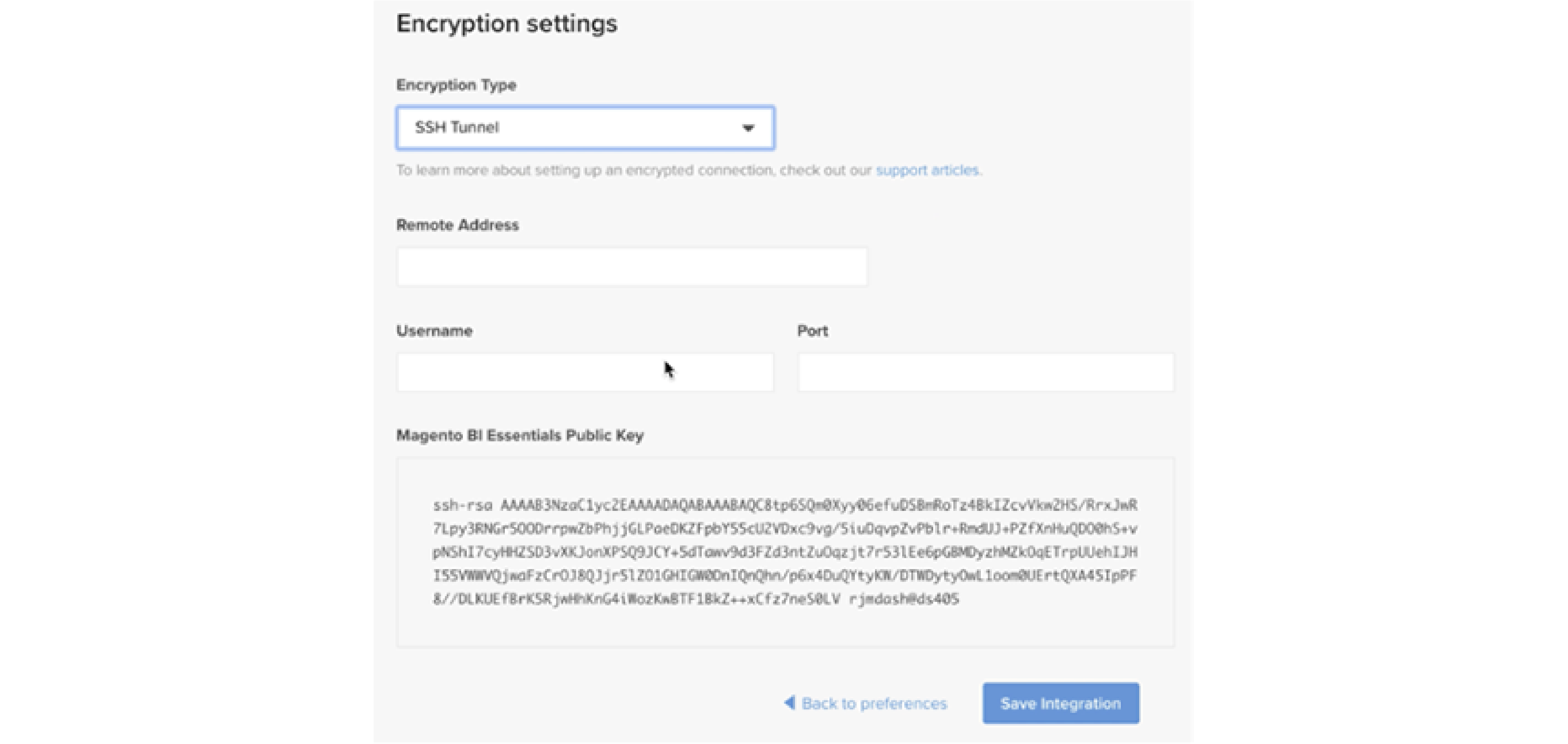  Procedure to Access Business Intelligence SSH Keys in Magento