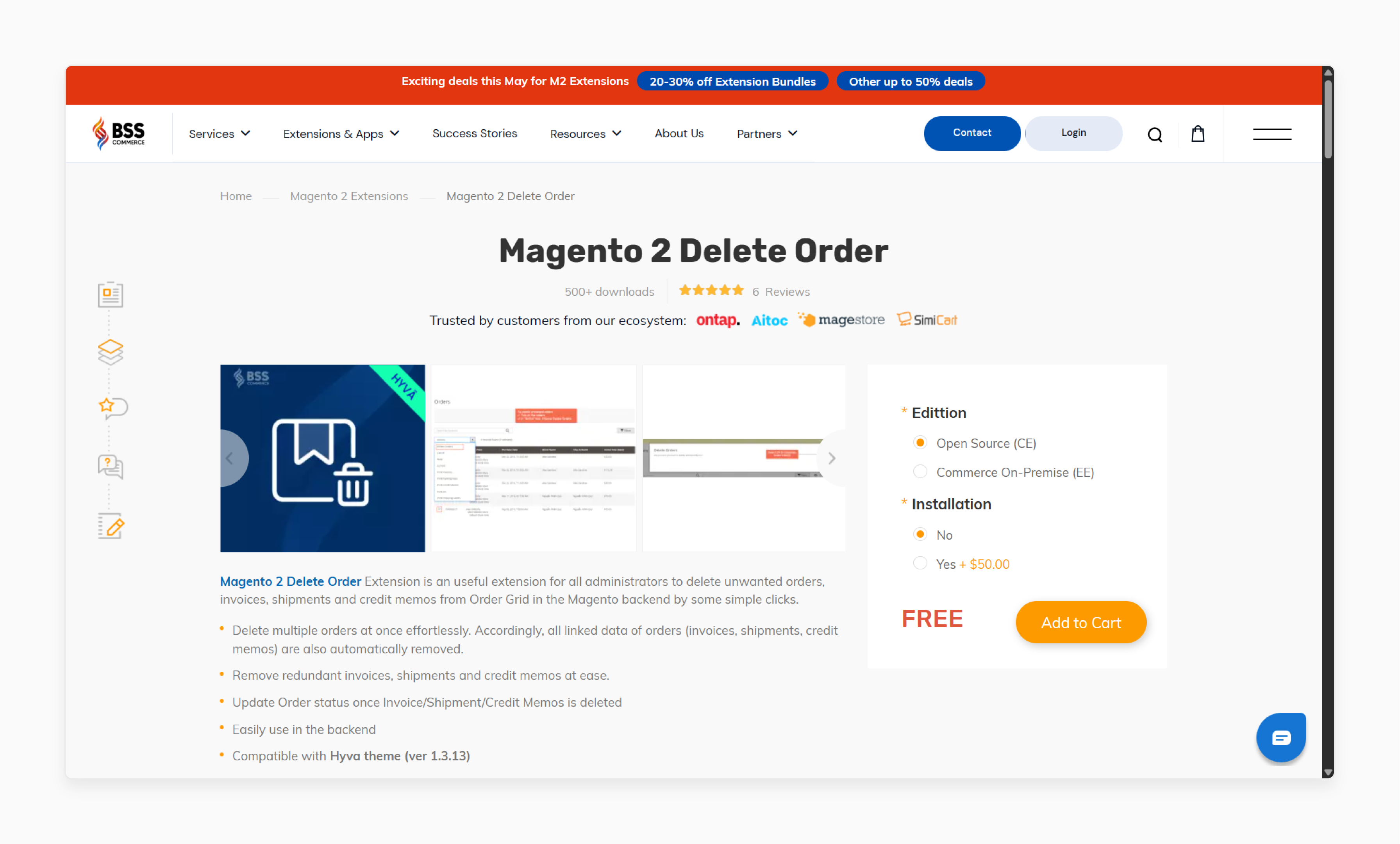 Free Magento 2 Delete Order - BSS Commerce