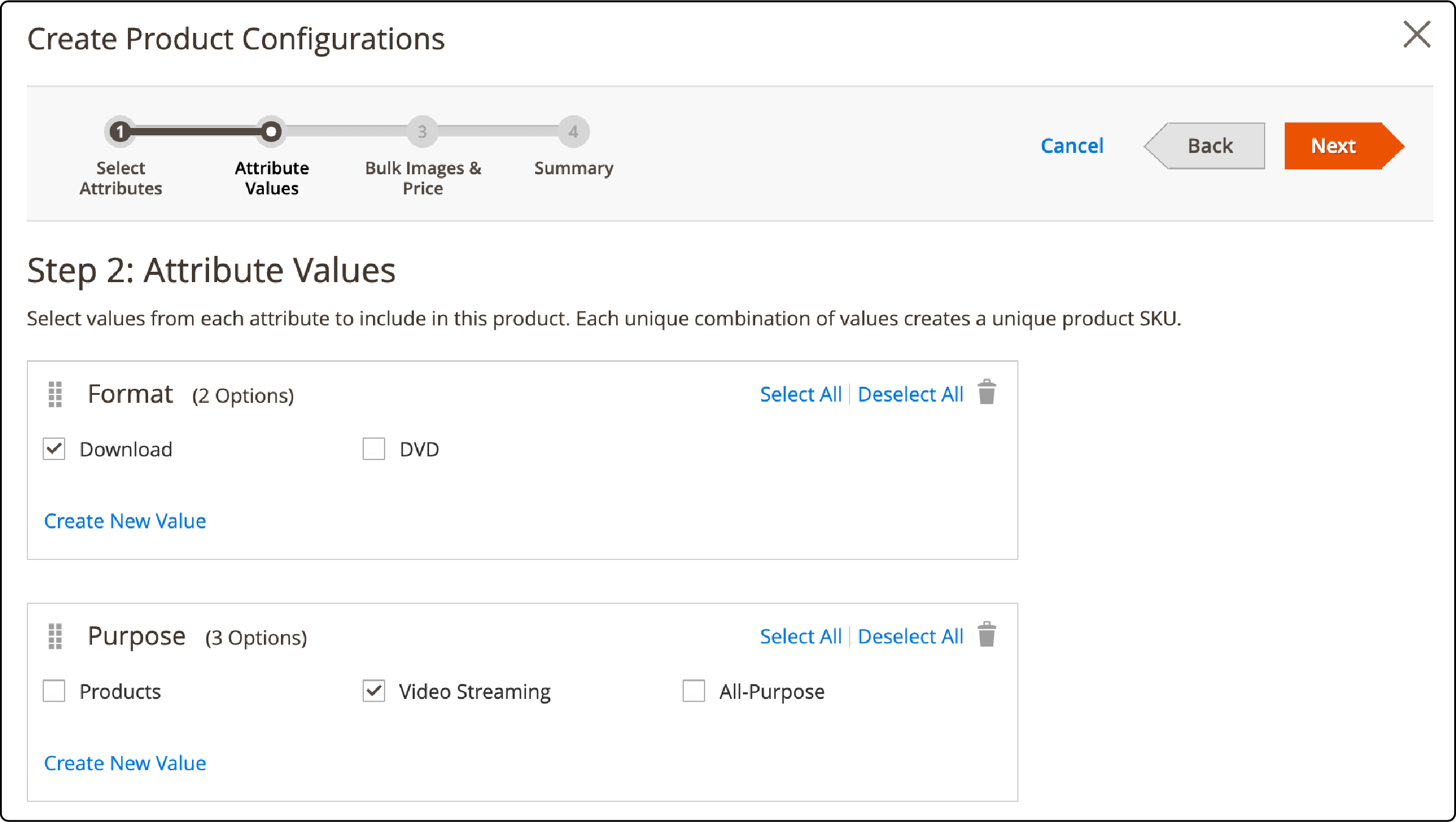 Setting attribute values for Virtual Product in Magento 2