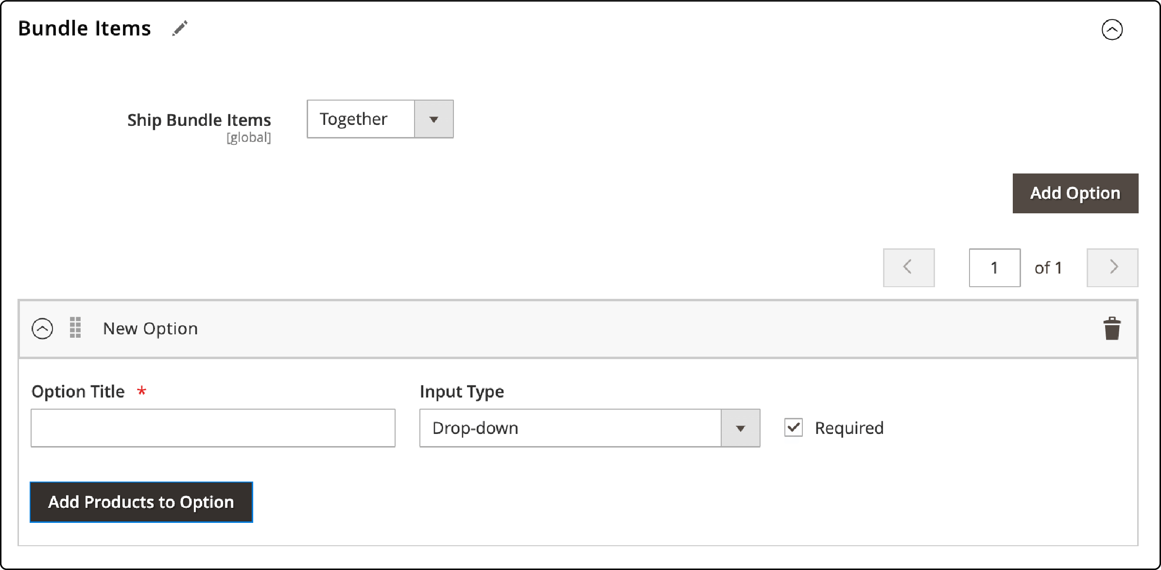 Setting up Bundle Product options in Magento 2