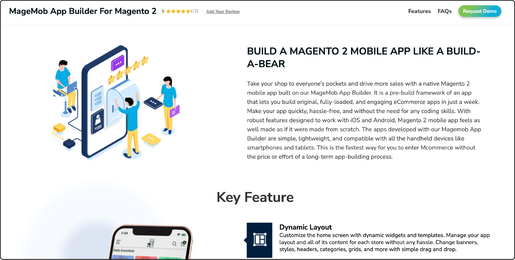 AppJetty's Magento 2 Mobile App for iOS and Android