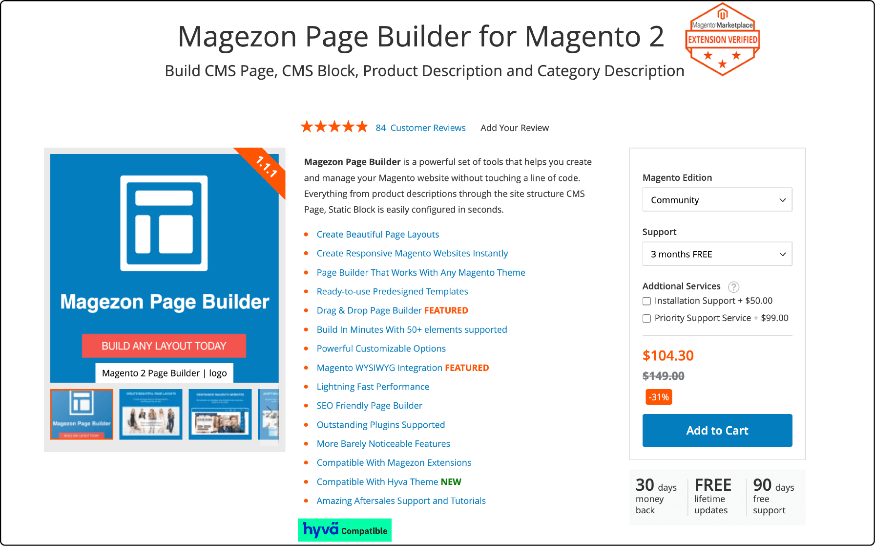 Magezon Landing Page Extension for Magento