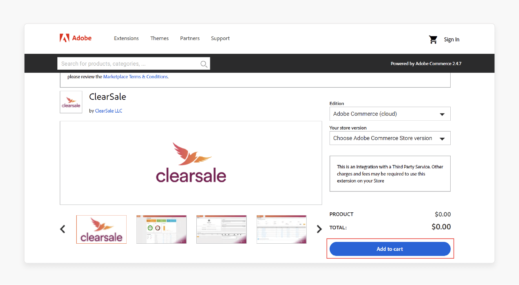 Buy the ClearSale Magento 2 extension