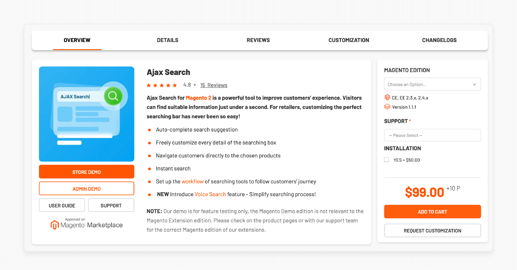 Magento 2 Search Extension by Magenest Magento 2 Search Extension by Magenest with category and subcategory search