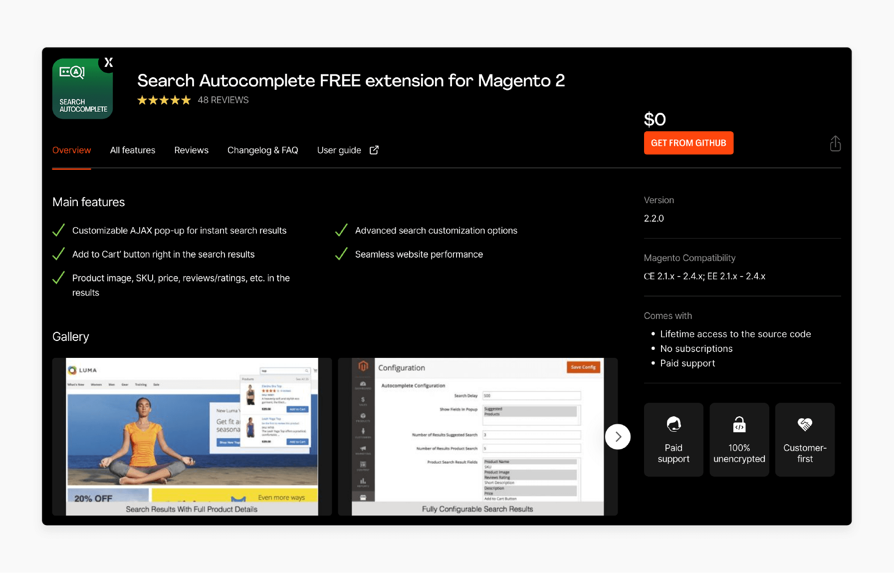 Free Ajax Search Extension for Magento 2 by Mageworx Free Ajax Search Extension for Magento 2 by Mageworx with customizable search pop-up