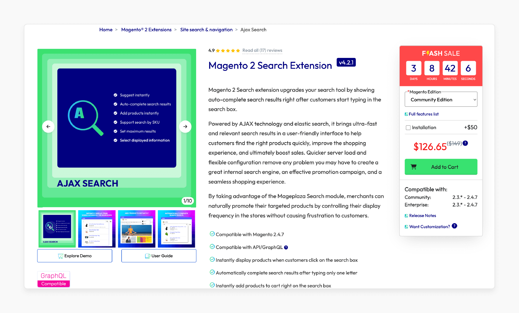 Magento 2 Search Extension by Mageplaza Magento 2 Search Extension by Mageplaza with elastic search and instant results