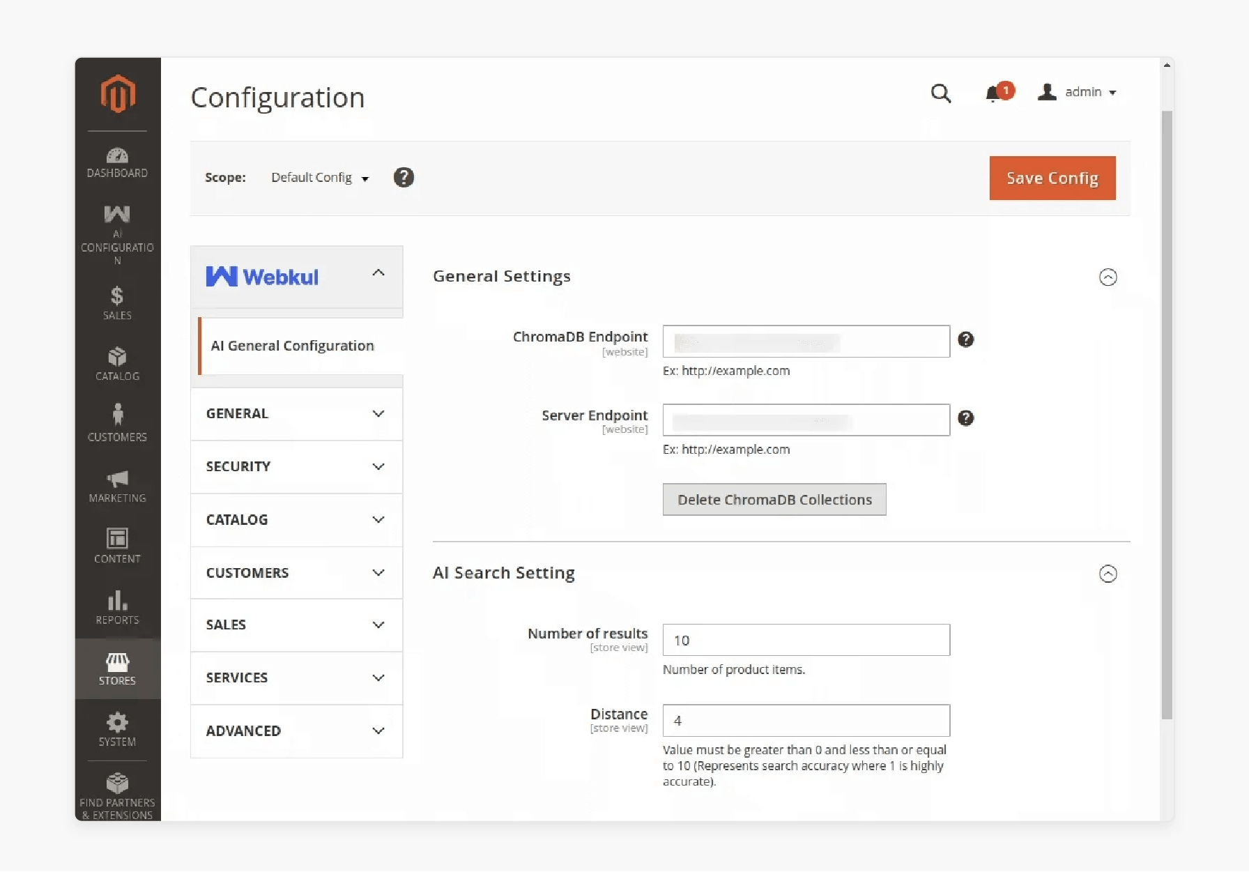 Configure Magento Semantic Search access