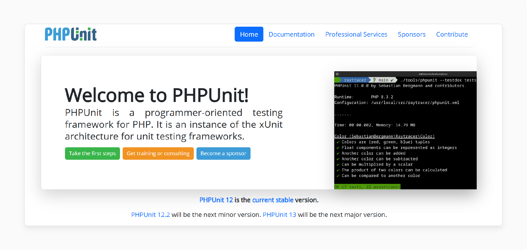 Features of PHPUnit in Magento 2 Developer Tools