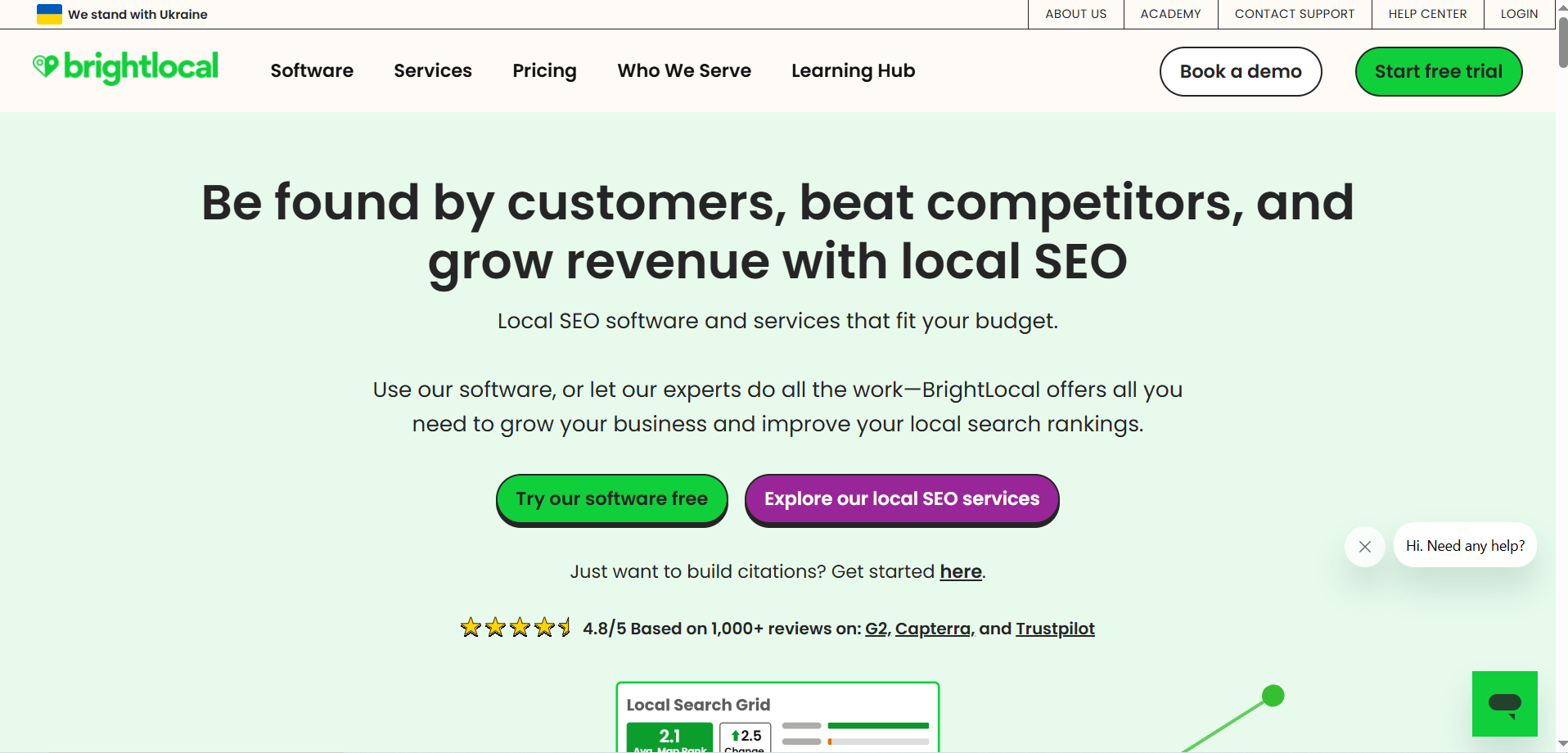 brightlocal local seo software and citation builder for ecommerce backlink strategies