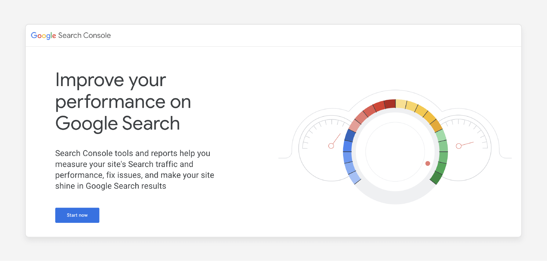 google search console interface helping ecommerce sites track seo performance and backlinks