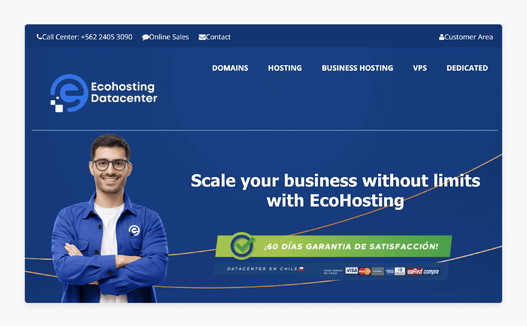 Sustainable Hosting Solutions by Ecohosting Data Center Chile Ecohosting Data Center offering sustainable hosting solutions in Chile