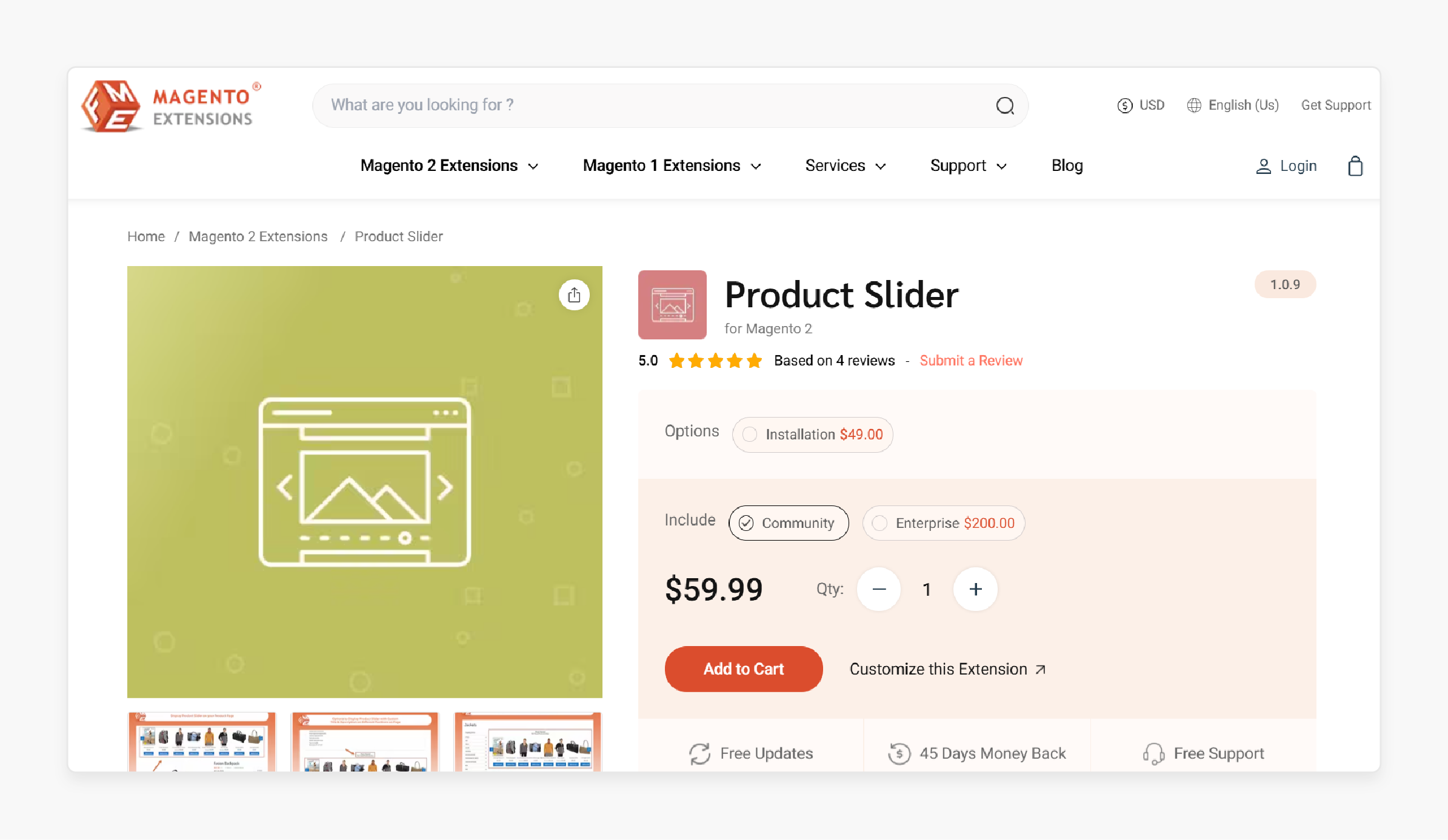 product slider extension by fmeextensions for magento 2 to showcase related items