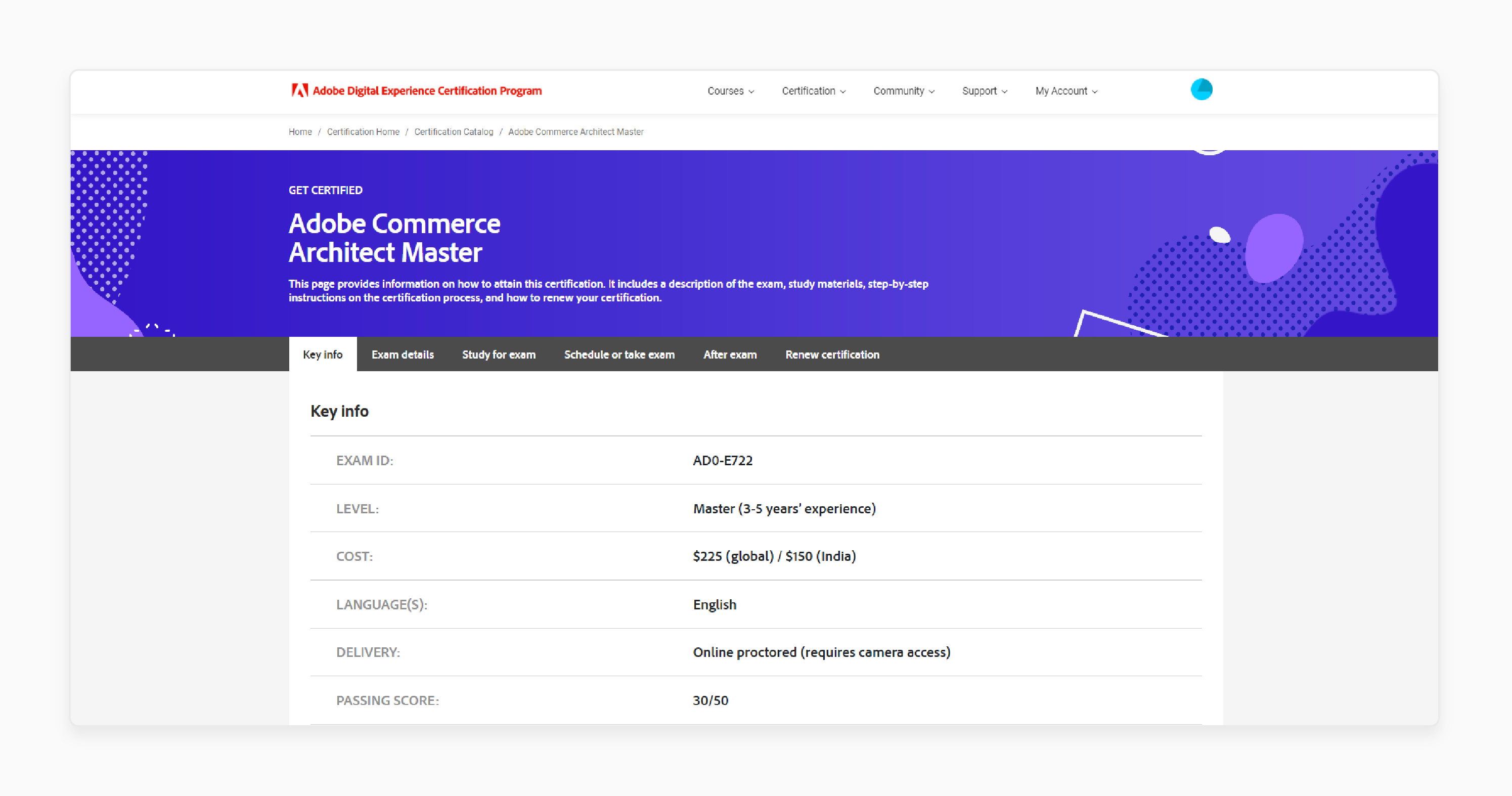 Magento 2 Developer Training AD0-E722 Adobe Commerce Architect Master Certification AD0-E722 Adobe Commerce Architect Master Certification for Developer Training