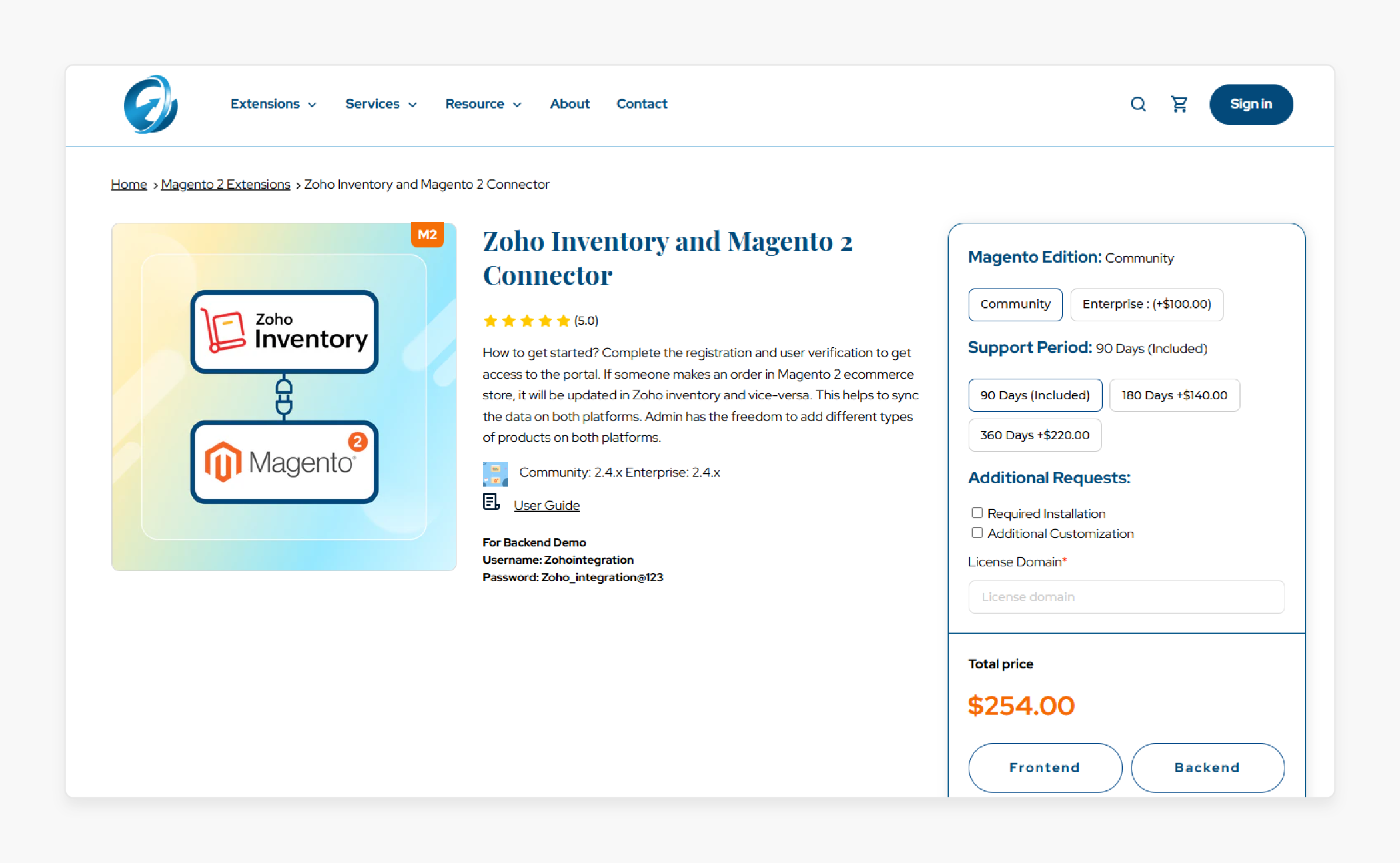 zoho inventory magento 2 extension by elsner for automated product and order sync