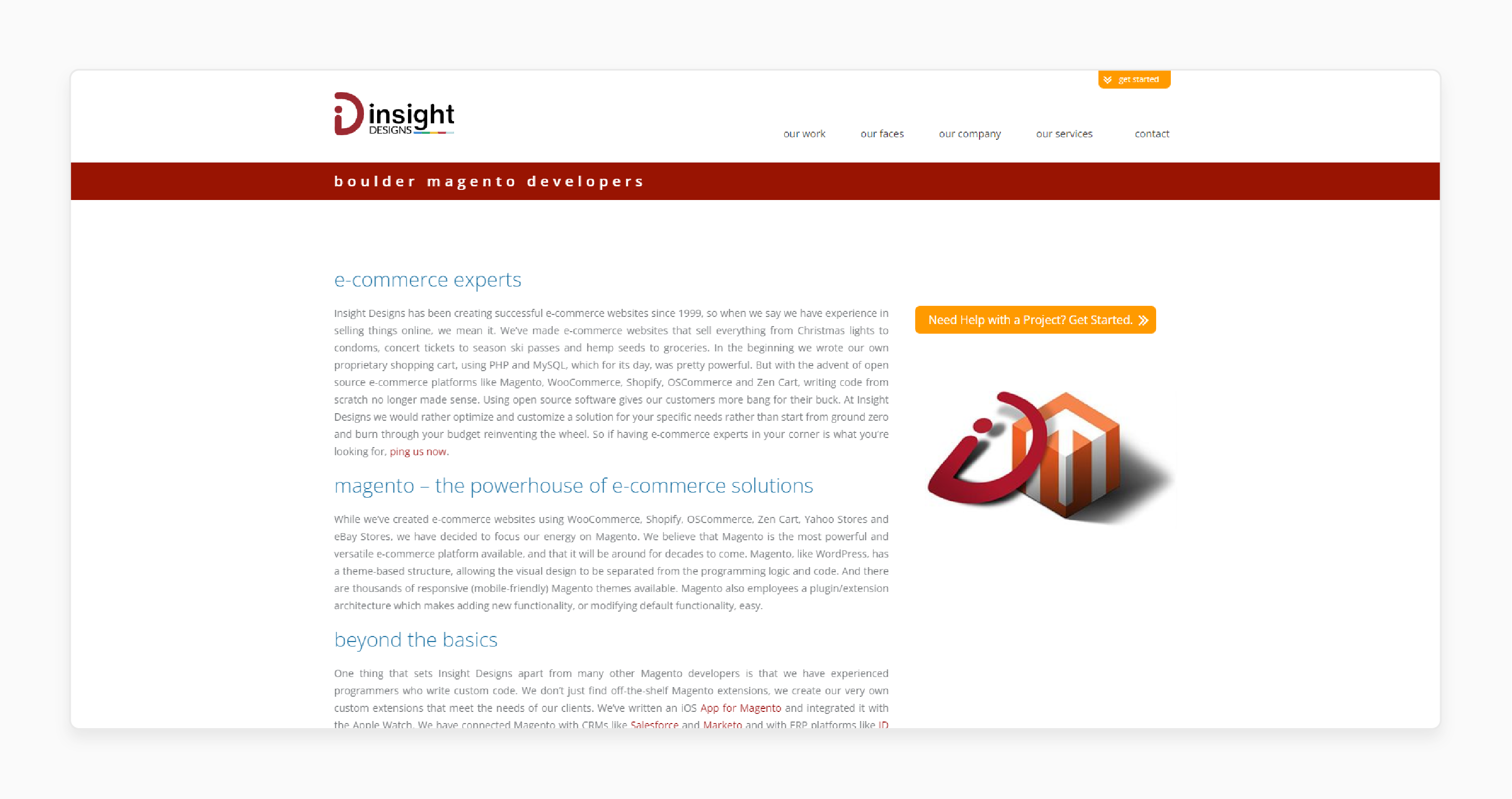 insight designs web solutions provides magento development services for high-performance e-commerce sites