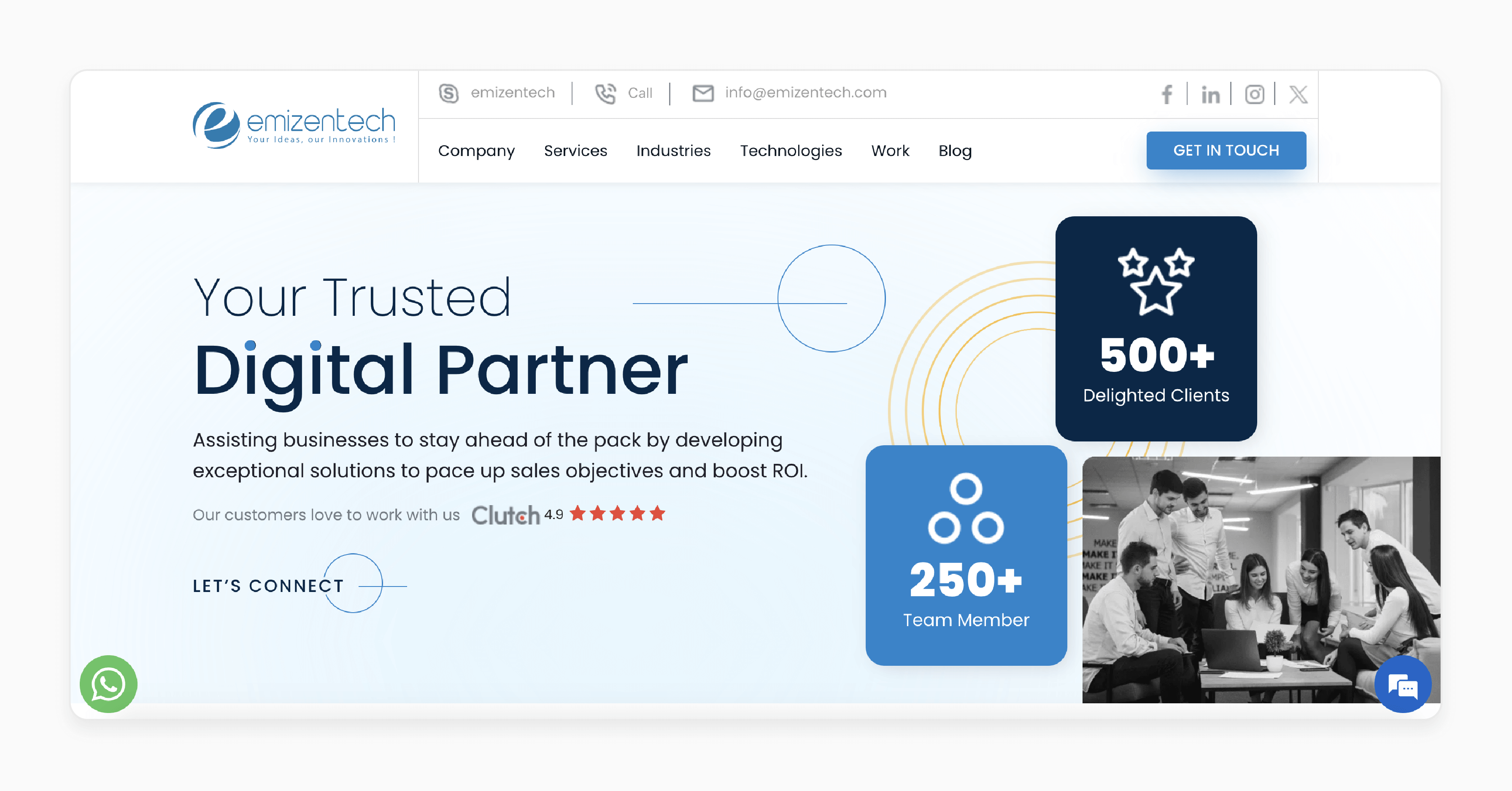Emizentech offering expert Magento development services