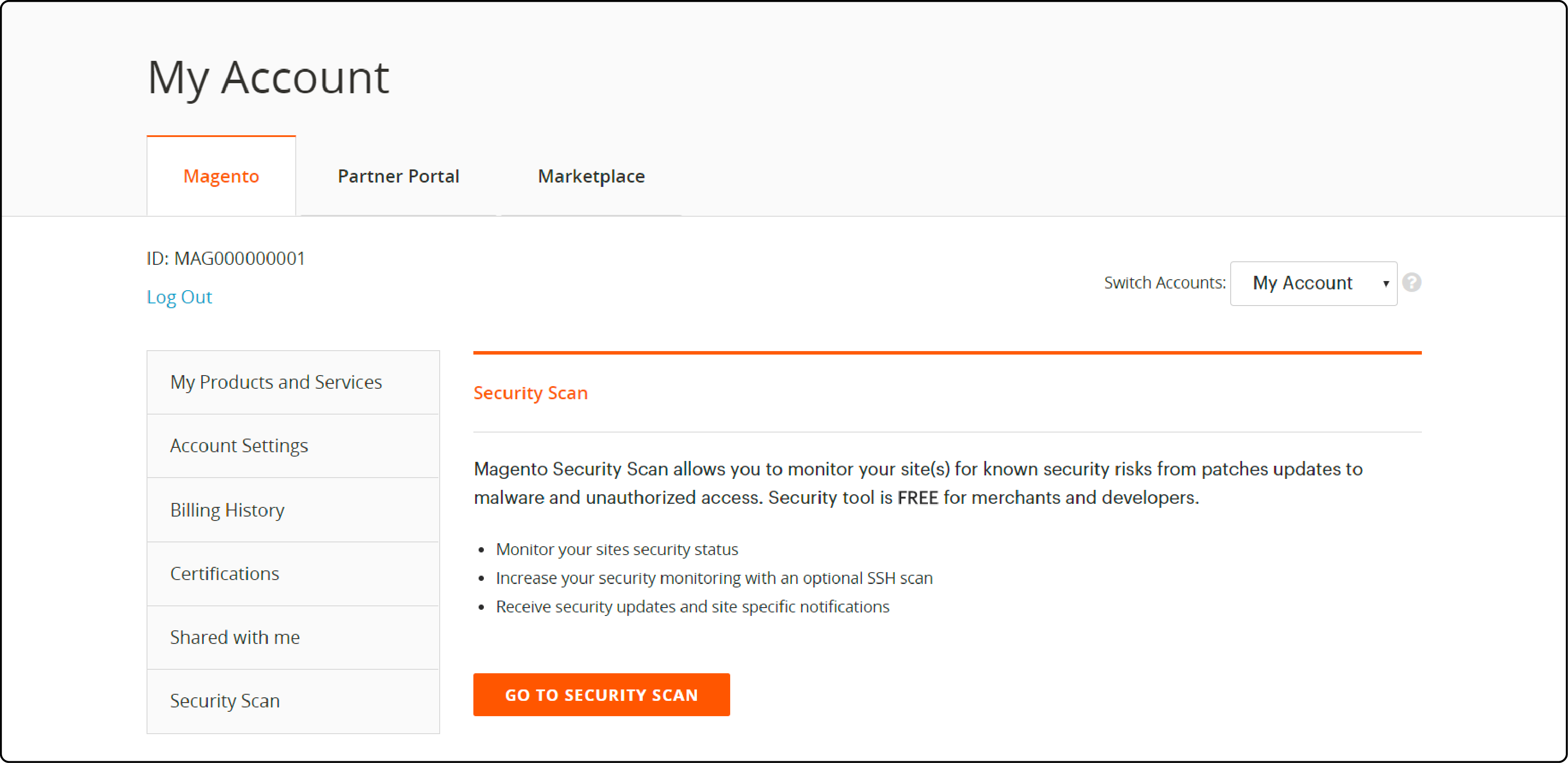 Demonstrating Magento Security Scan Tool in use