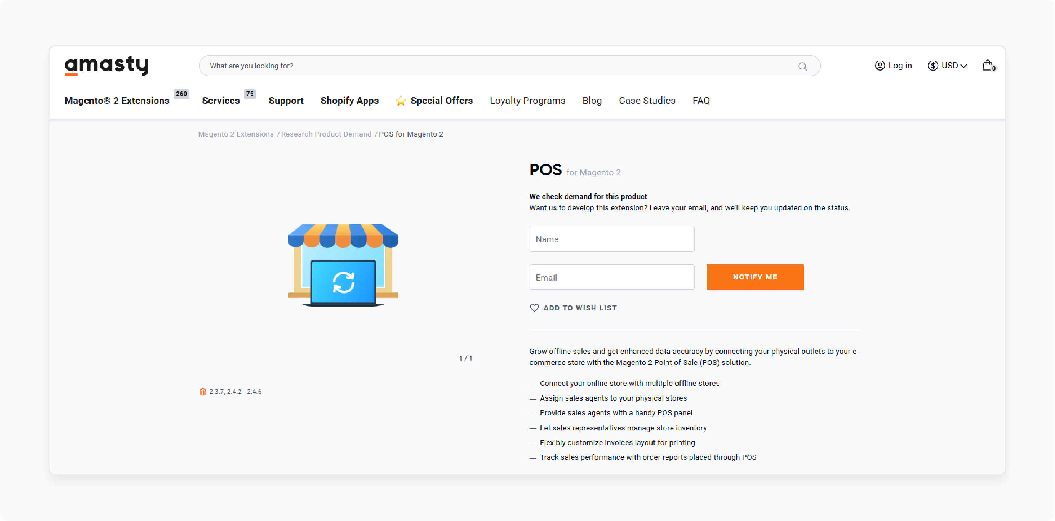 Magento POS extension by Amasty