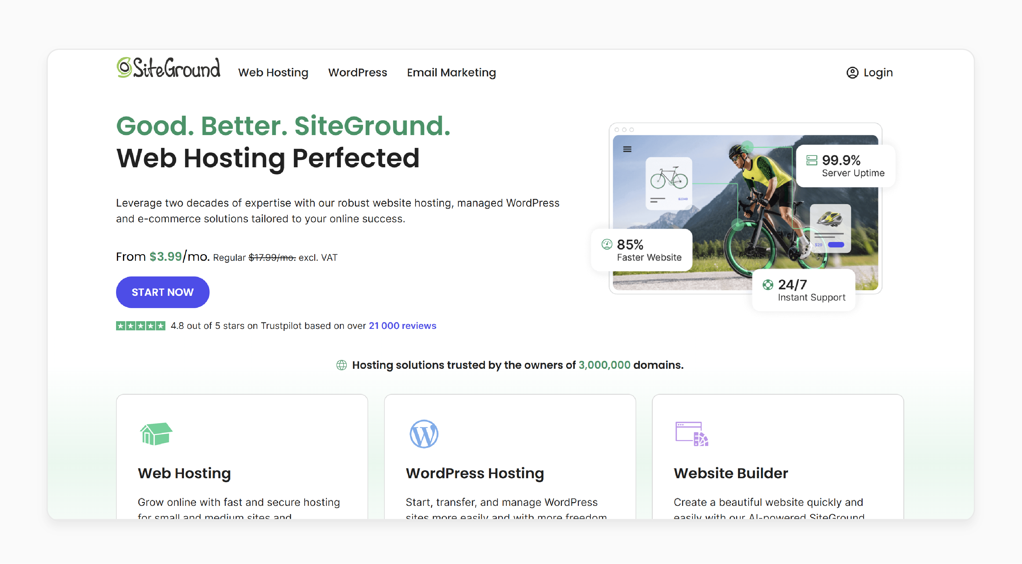 SiteGround offers secure Magento hosting for beginners