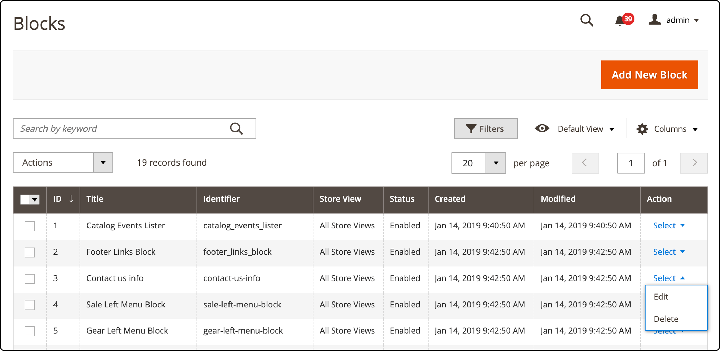 Navigation to Blocks for Contact Us Form Customization in Magento 2