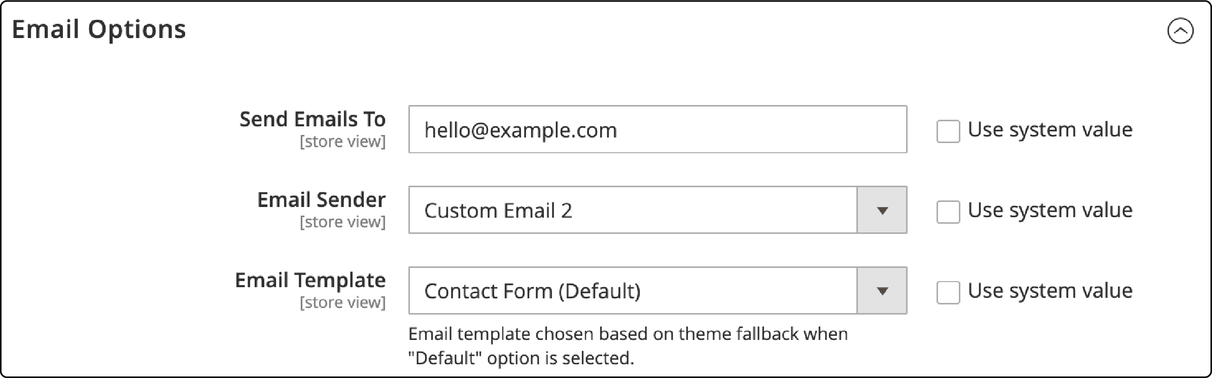 Setting Up Email Options for Magento 2 Contact Form