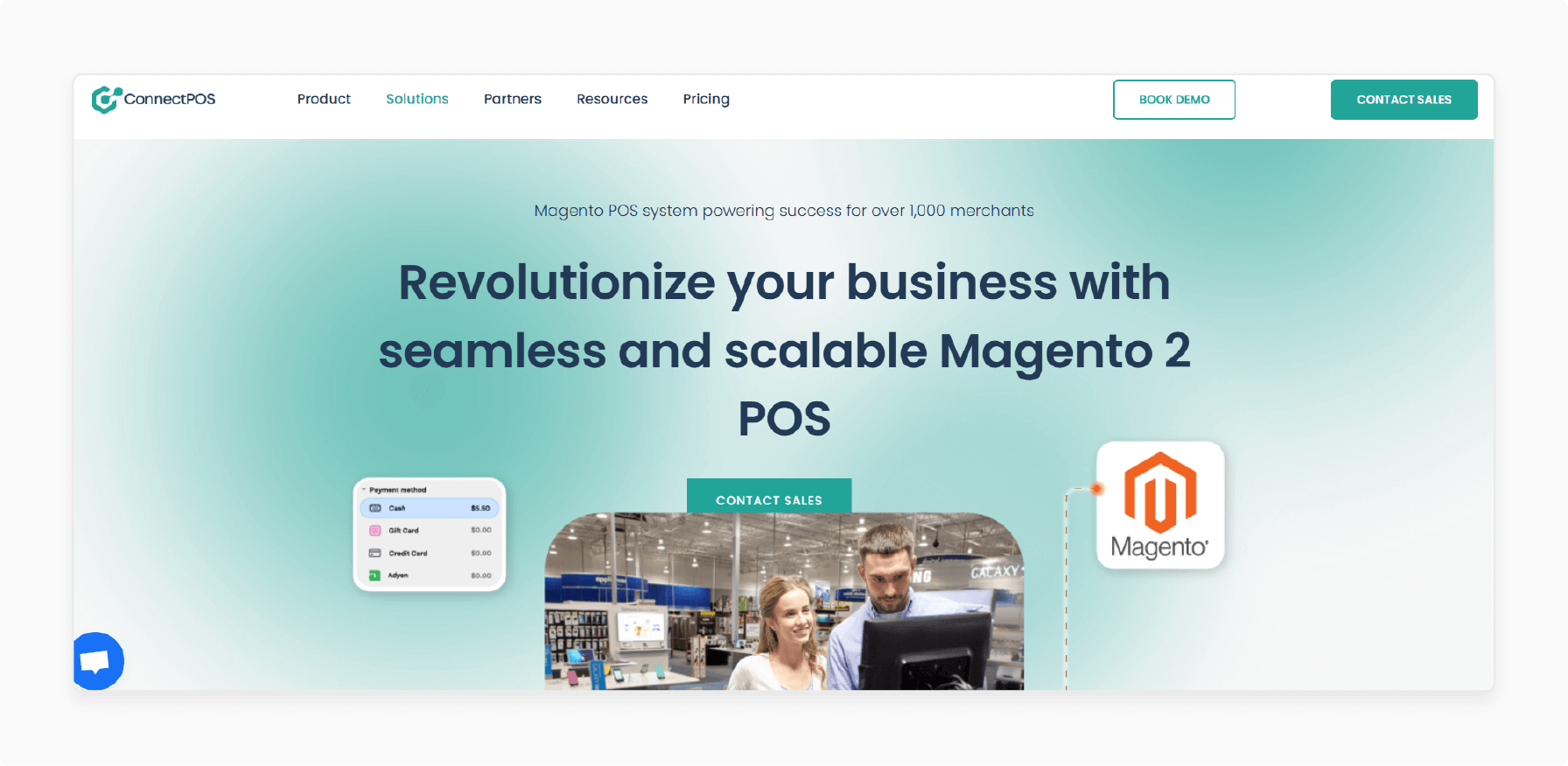 ConnectPOS extension interface for Magento POS system