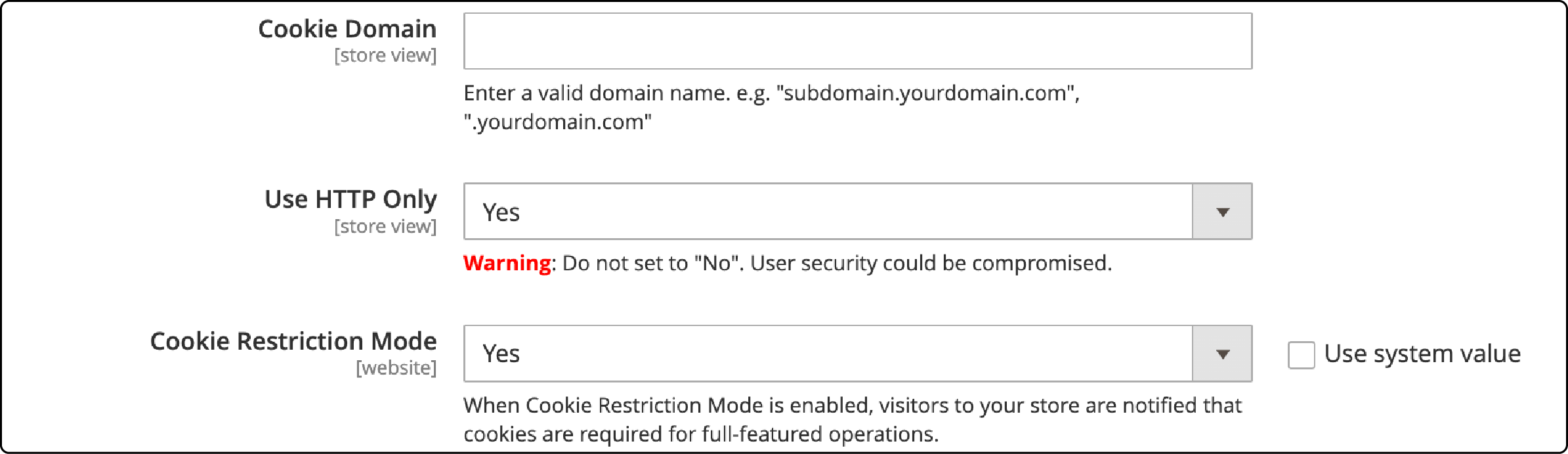 Steps to activate Cookie Restriction Mode in Magento 2