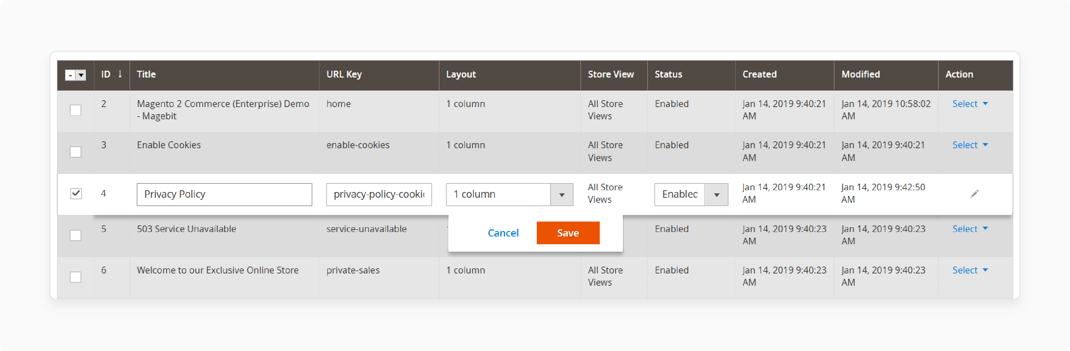 8 Steps to Edit the Cookie/Privacy Policy Page in Magento 2-2