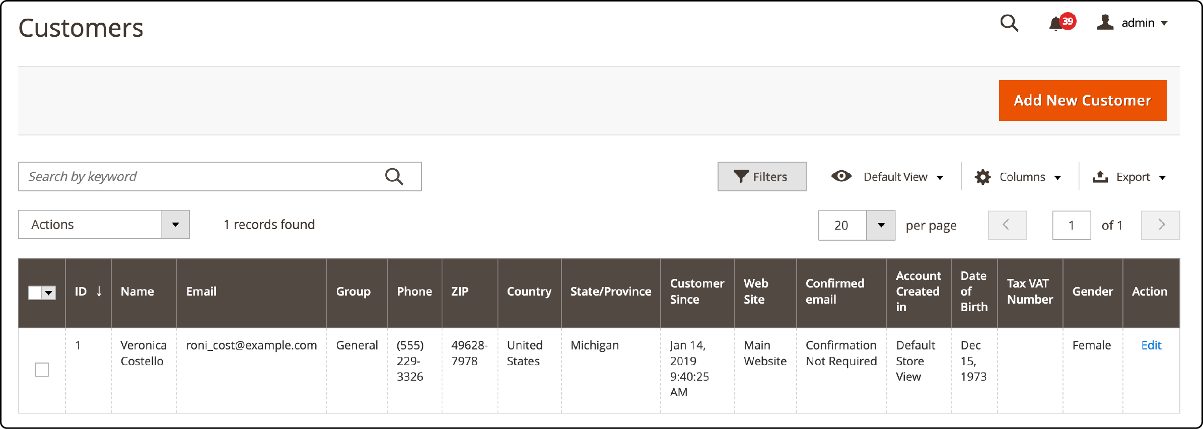 Editing Customer Credit Balance in Magento 2