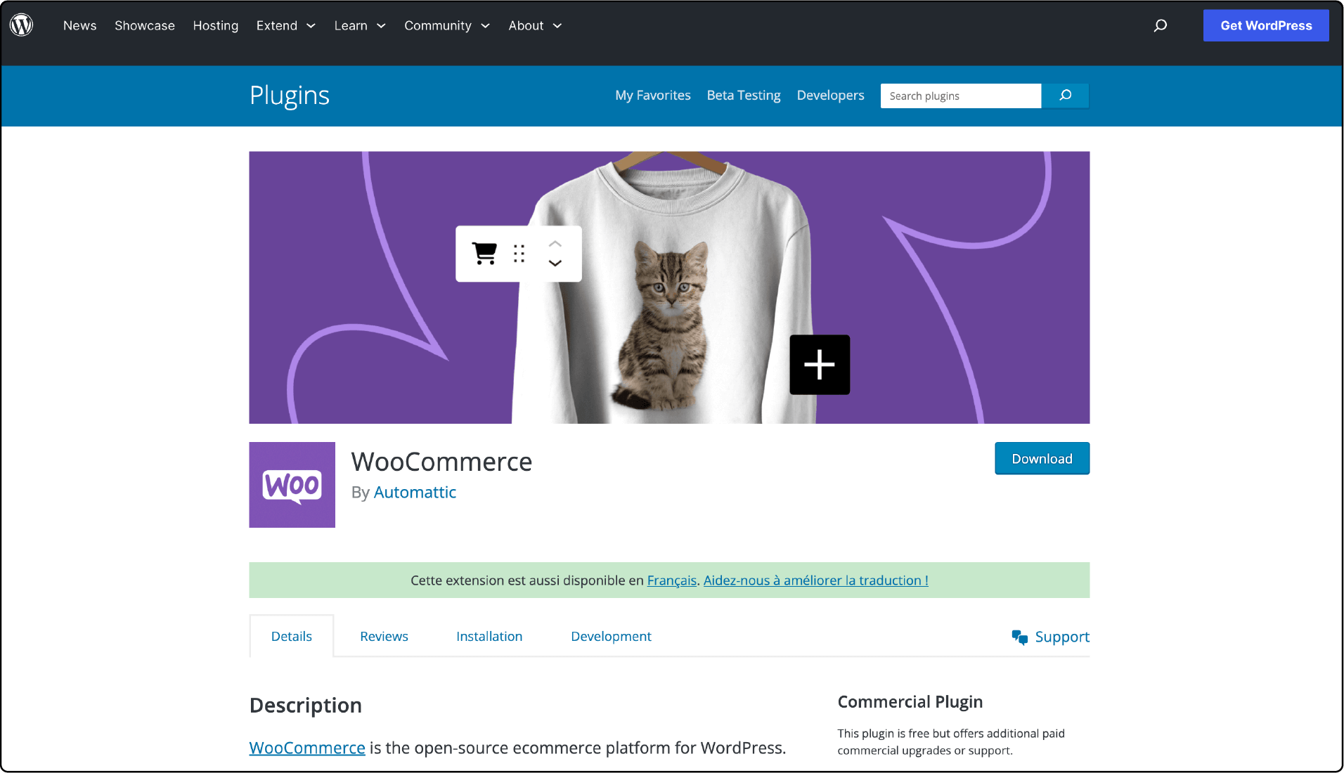 WooCommerce setup in WordPress showcasing plugin capabilities