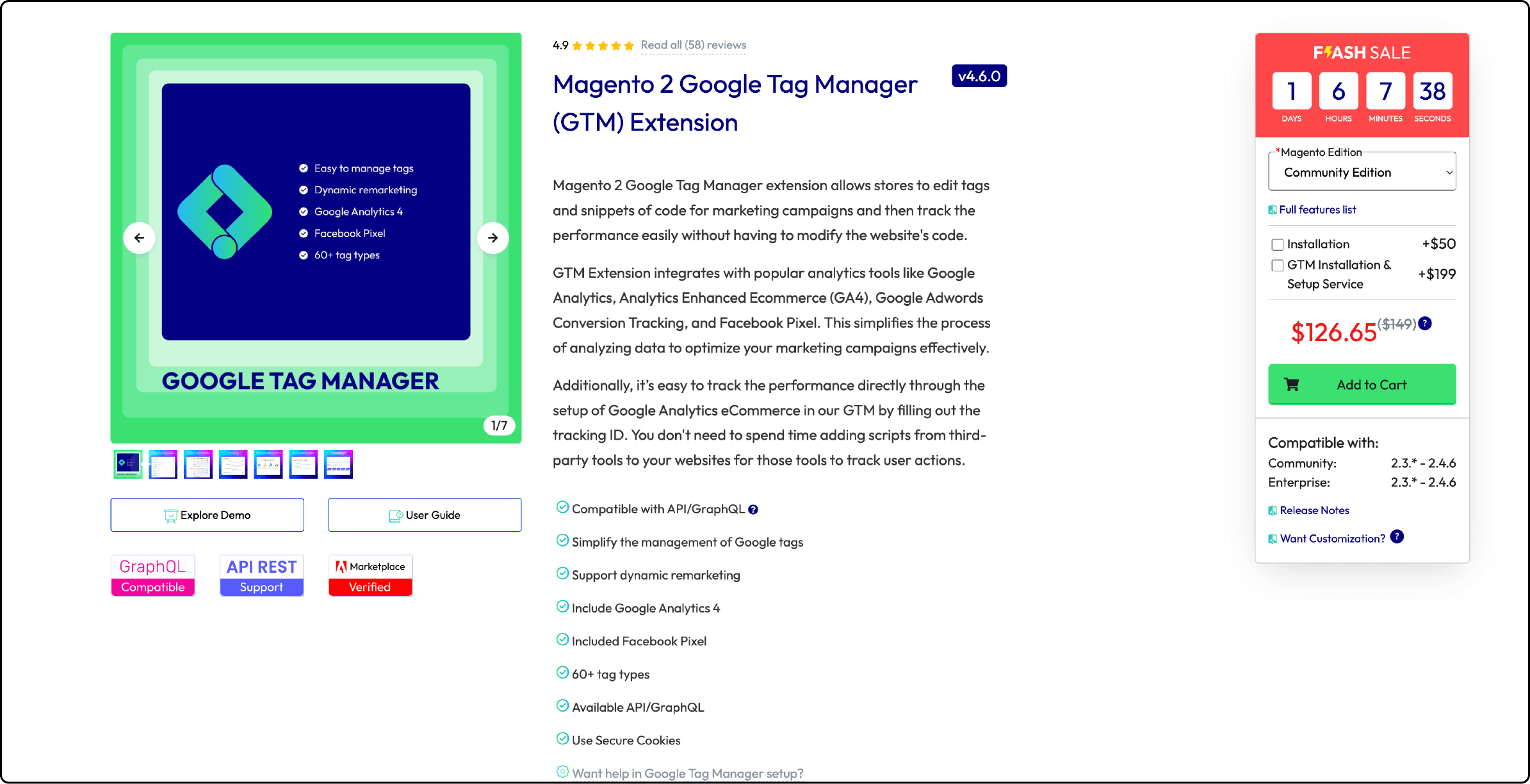 Google Tag Manager &amp; Analytics interface by Mageplaza for Magento
