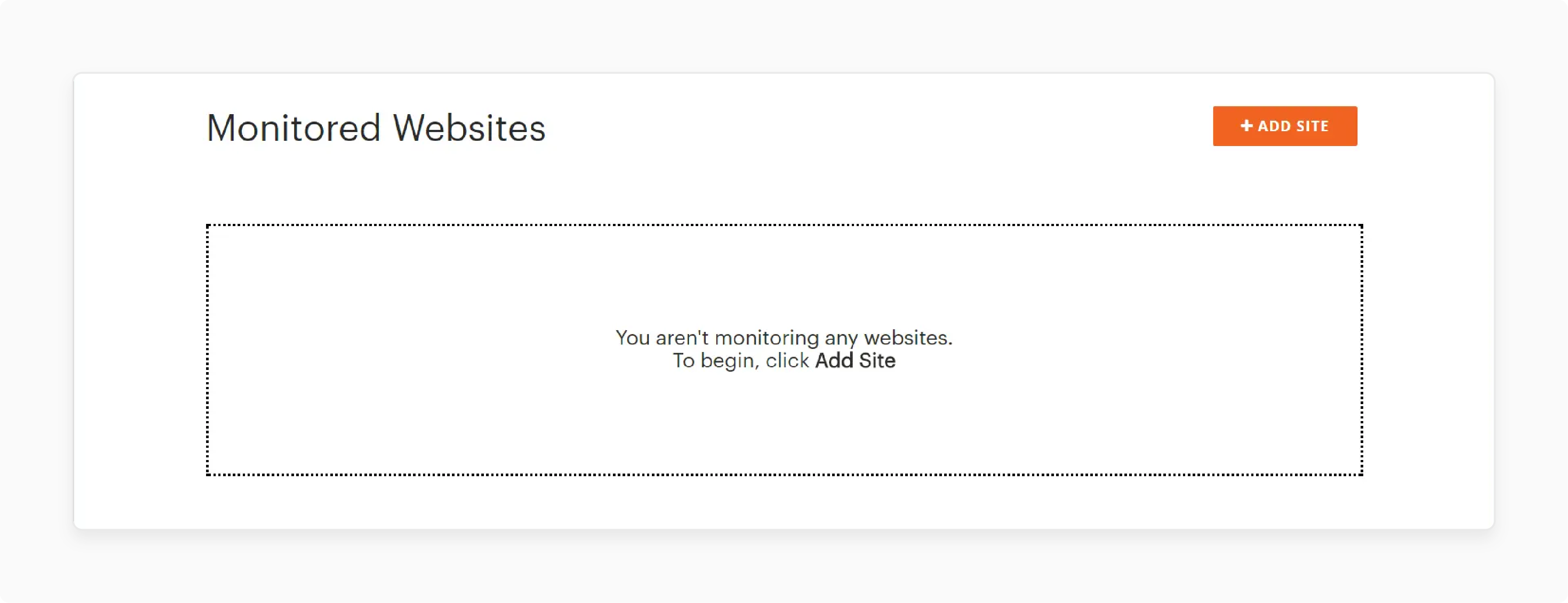 Add Website for Monitoring for Magento 2 Security Scan