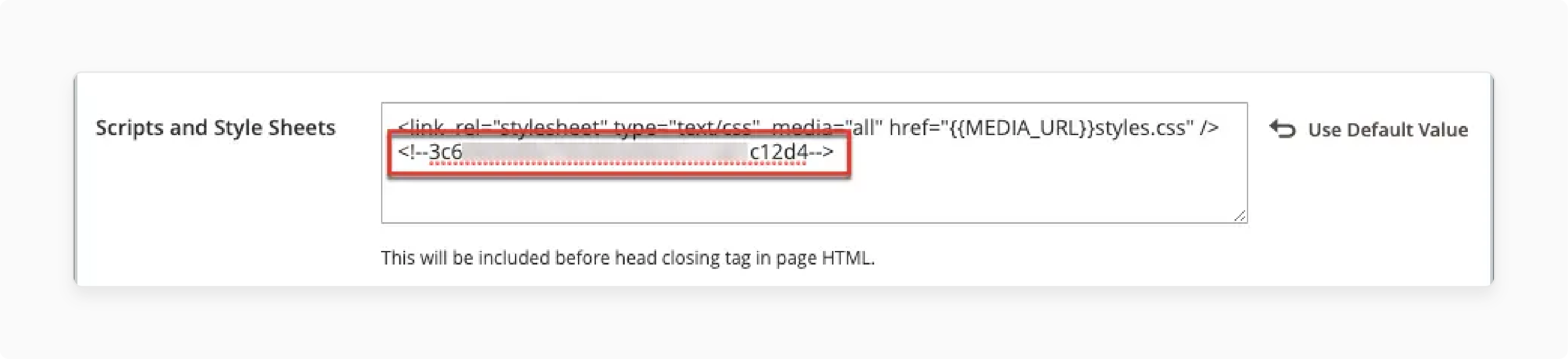 Admin Configuration Placement in Scripts and Style Sheets