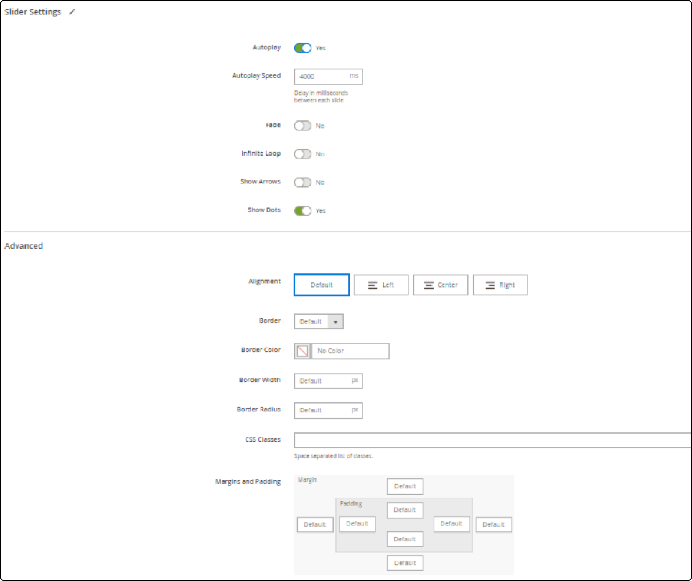 Configuring Settings of Magento Banner Slider