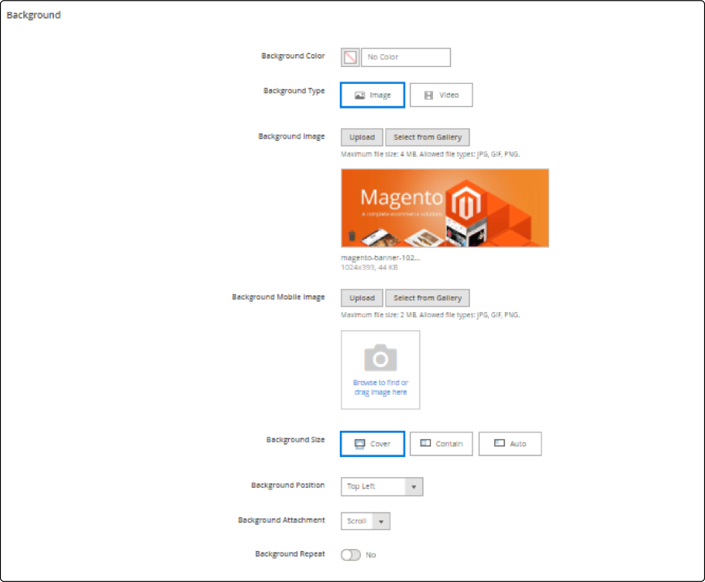 Adjusting Banner Height in Magento Slider Configuration