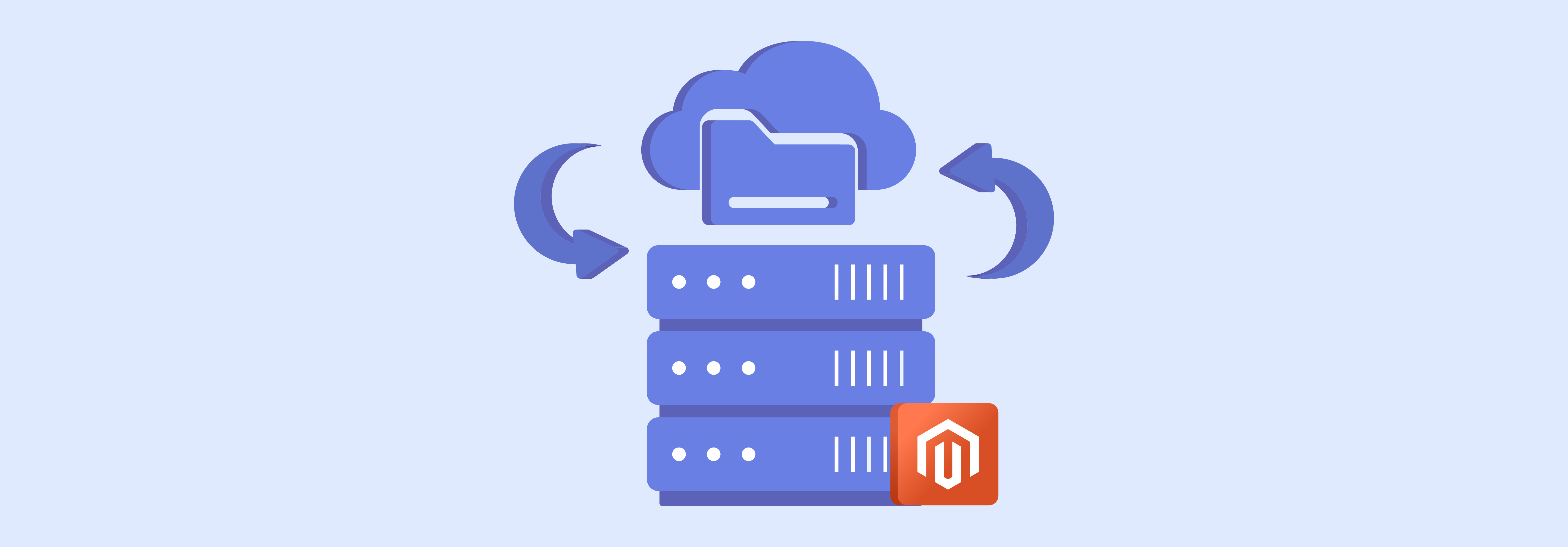 Detailed view of backup and recovery options in Magento hosting services