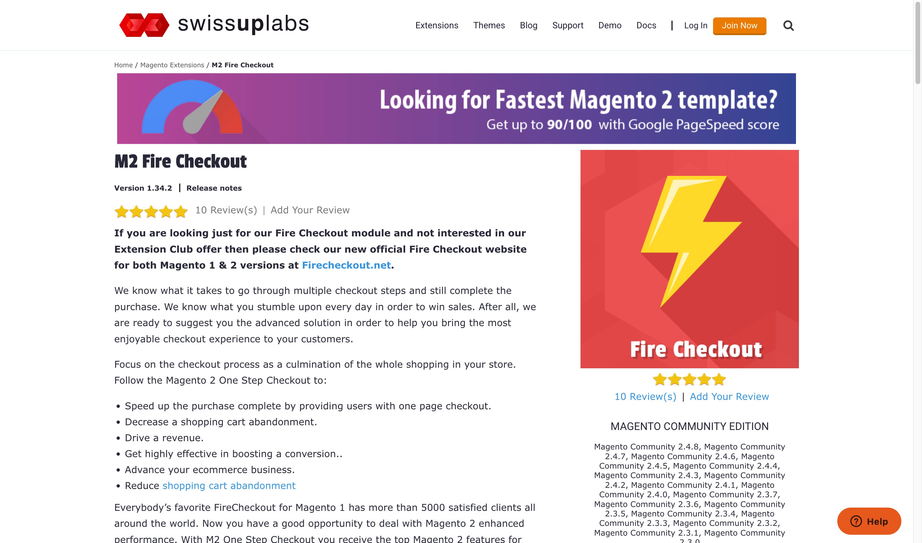 FireCheckout by SwissupLabs &mdash; Magento 2 One Page Checkout Extension