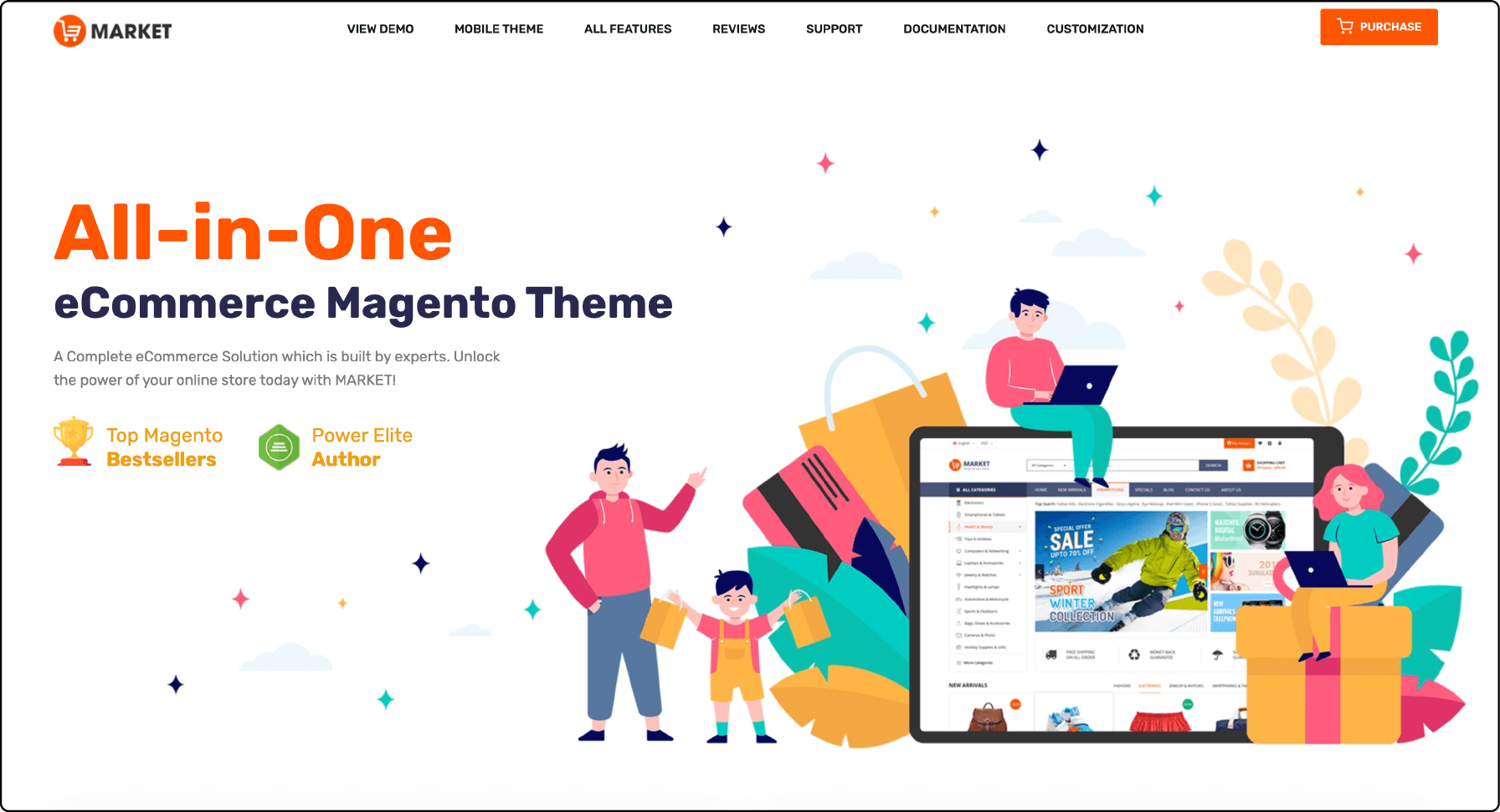 Market Magento B2B Theme