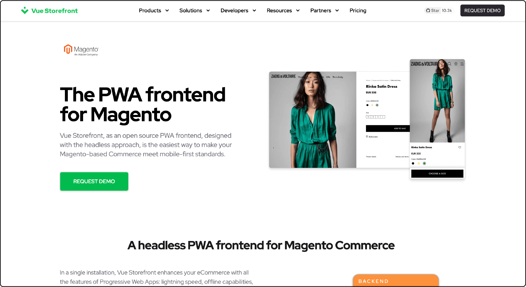 Vue Storefront Magento PWA Theme