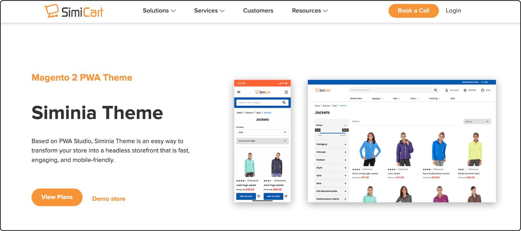 SimiCart Magento PWA Theme