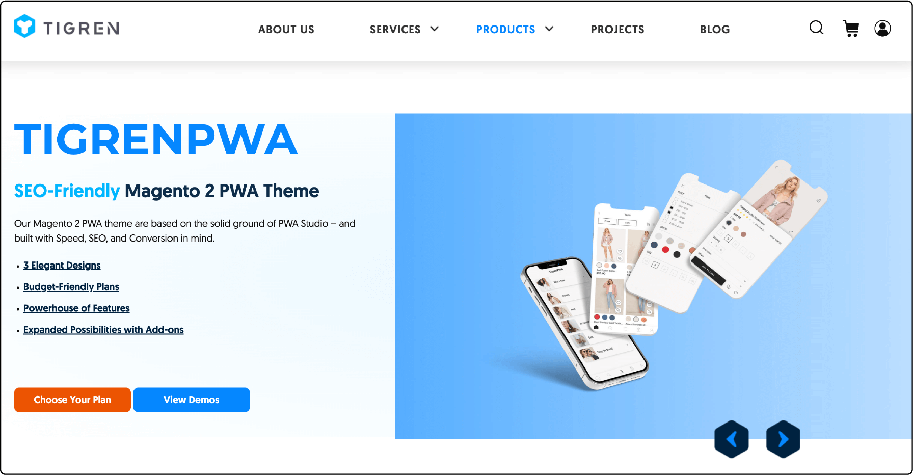 Tigren Magento 2 PWA Theme