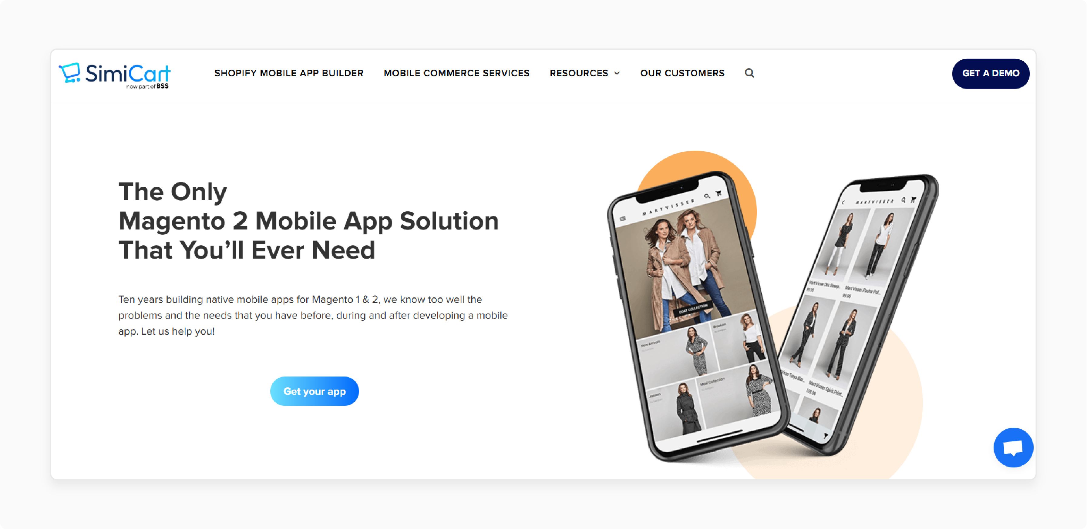 SimiCart PWA theme with mobile templates