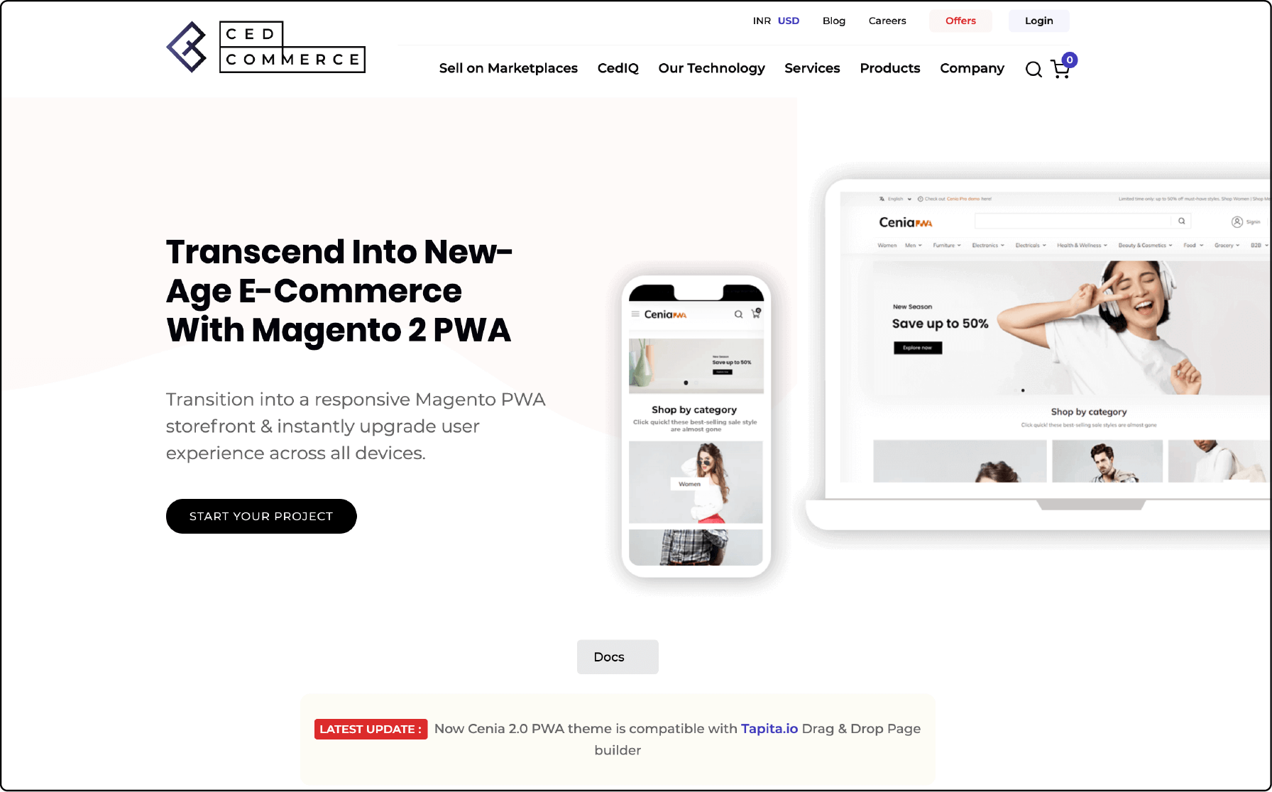 CedCommerce Magento 2 PWA Studio Theme