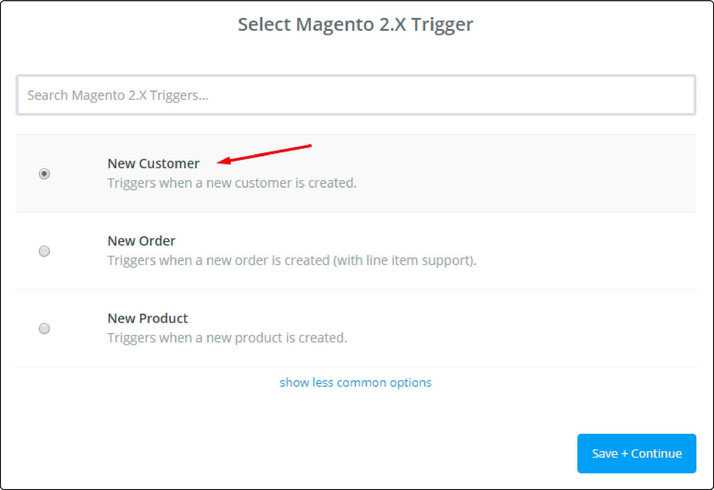 Configuring new customer trigger in Magento for Salesforce CRM sync