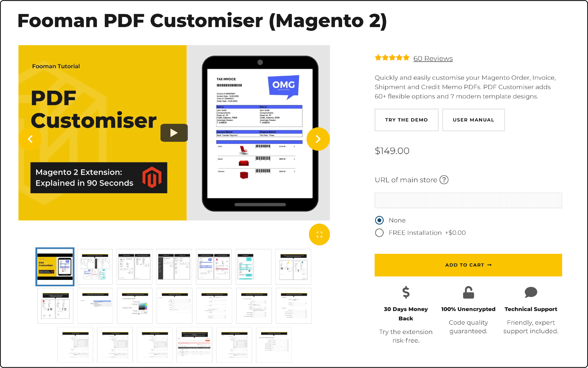 Magento Invoice Templates Customizer by Fooman