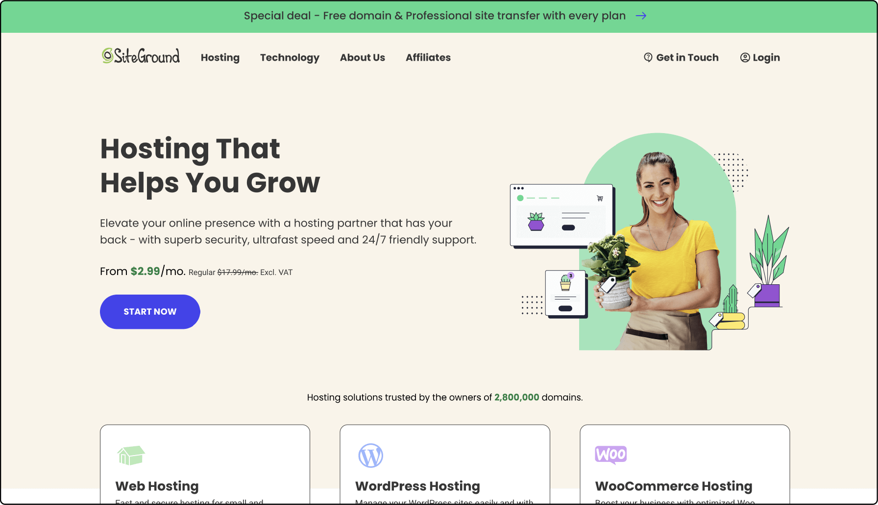 SiteGround Magento 2 Hosting in India