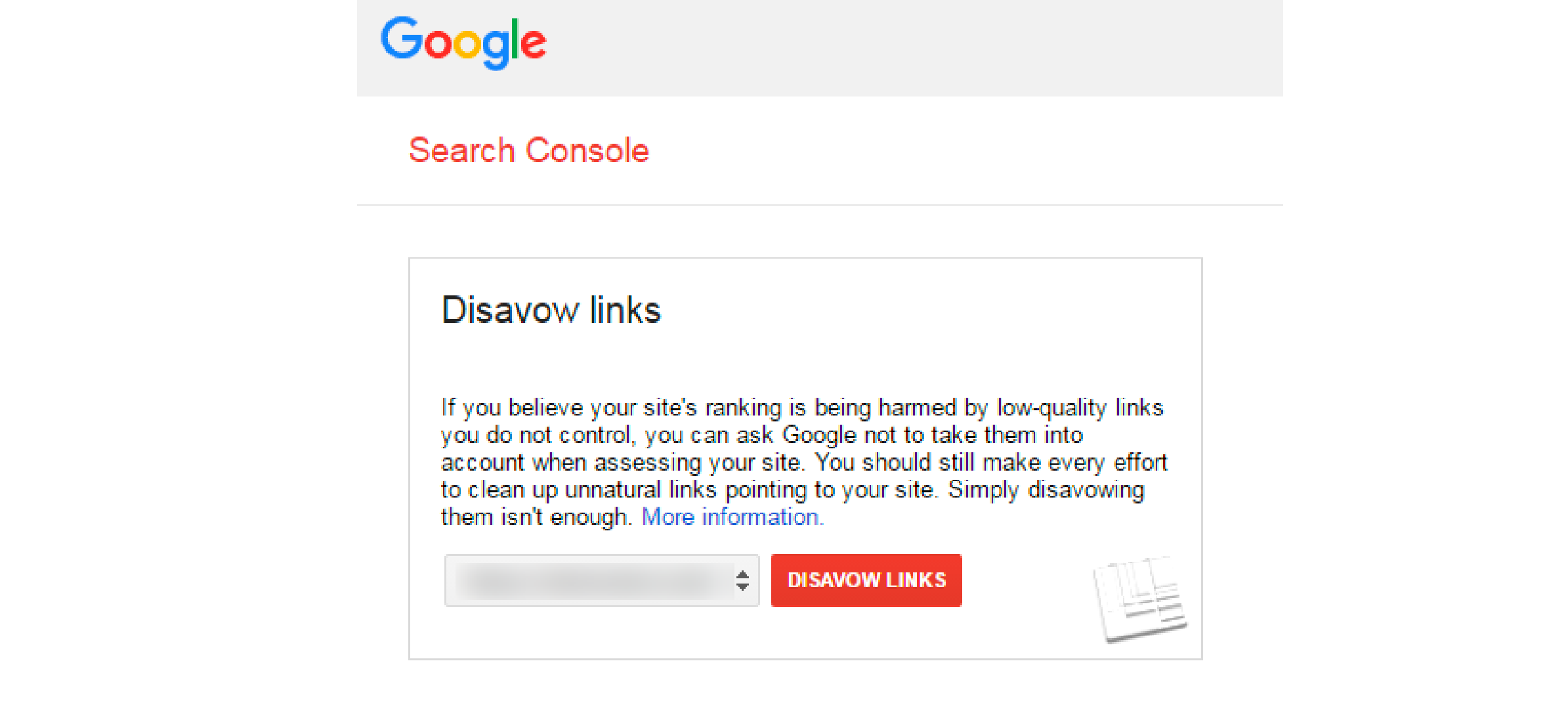 Magento Search Spam Disavow Links