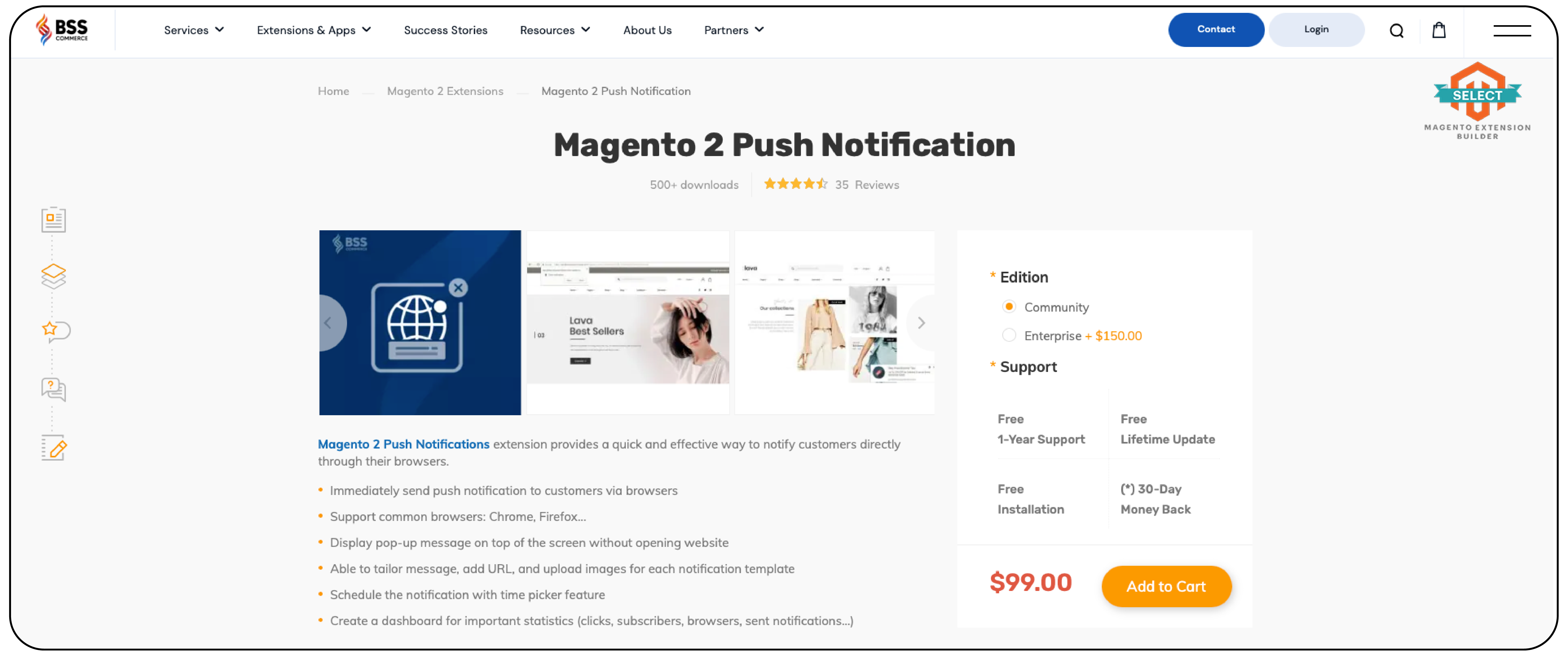 Magento Push Notifications Bsscommerce Extension